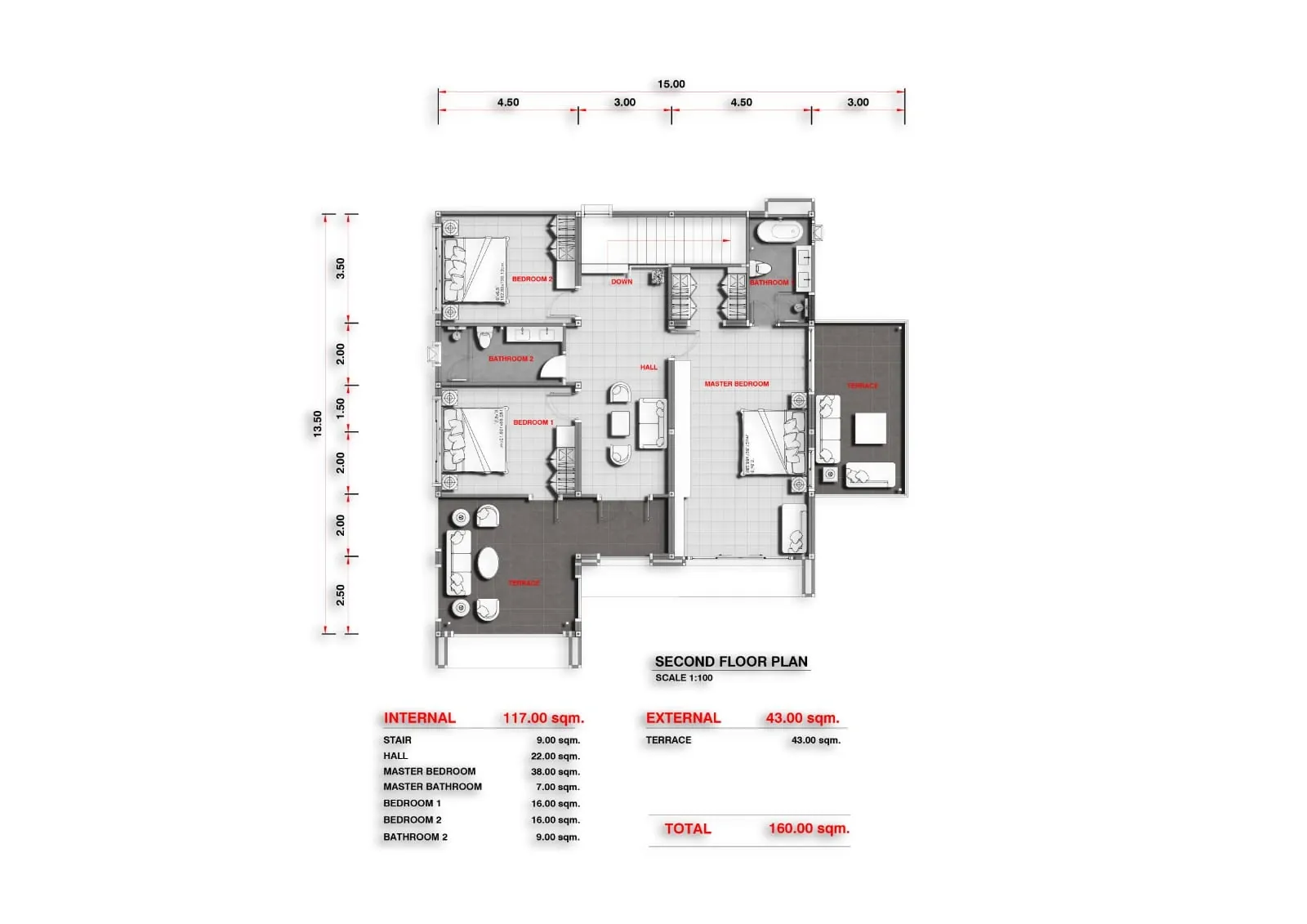Second floor plan